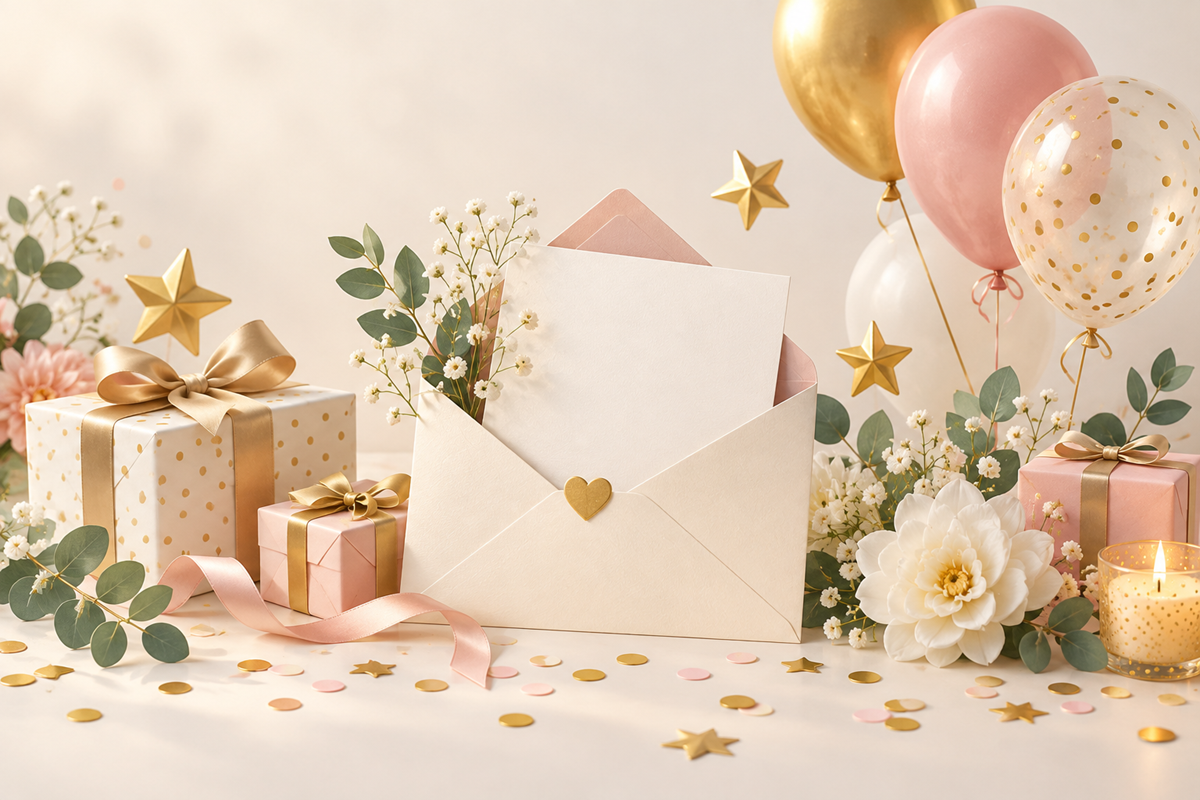 Tarjeta de cumpleaños para mi tío con diseño abstracto y festivo