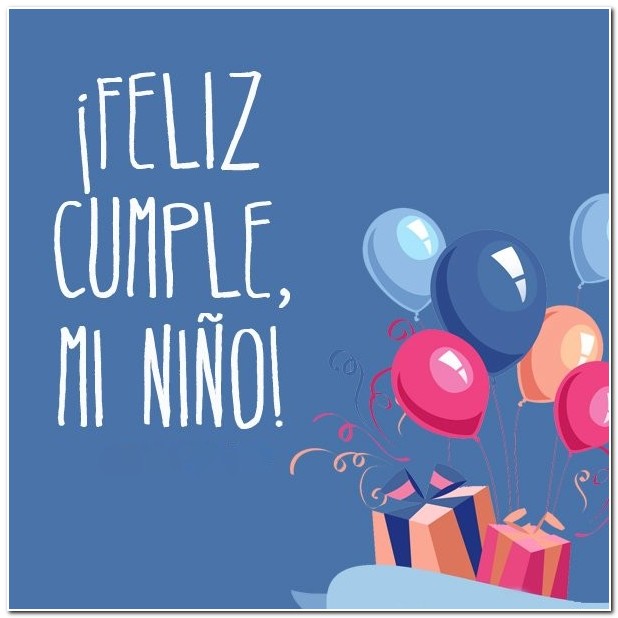 Frases de cumpleaños para mi hijo