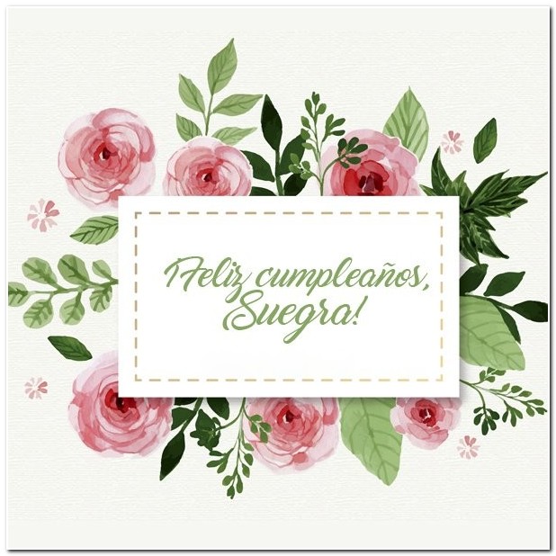 Frases de cumpleaños para mi suegra